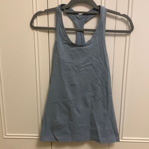 Lululemon Light distressed blue tank